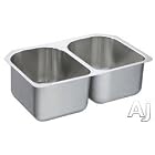 Moen Stainless Steel Undermount Double Bowl Kitchen Sink 22392 by Moen