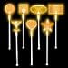 LIGHT UP COCKTAIL STIRRER (YELLOW L.E.D.)