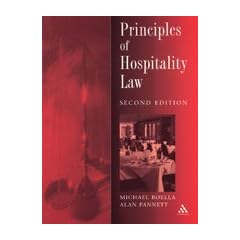 The Principles of Hospitality Law