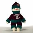 Anaheim Mighty Ducks 22" Snowflake Friends Snowman - NHL Hockey