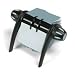 Durable 241701 Durable VISIFIX Flip Business Card Rotary File, 200 4 1/8x2 7/8 Sleeves, BK/GY