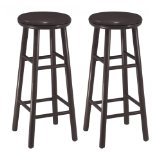 Cyber Monday Winsome Wood 30-Inch Swivel Bar Stools, Dark Espresso Finish, Set of 2 Deals