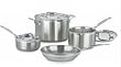 Cuisinart Multiclad Pro Stainless-Steel Cookware 7-Piece Cookware Set
