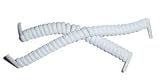 Vizi Coil Self Tying Spring Laces White Shoe/Boot Laces