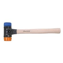 Wiha 83250 Split Head Mallet, Malleable Cast Iron, 2.4 Pounds,  2.0" x 12.2"