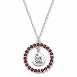 St. Louis Cardinals Spirit Crystal Logo Wreath Necklace