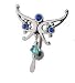 Reverse Mounted Belly Button Ring Butterfly