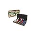 Casino Supplies And Playing Cards 300 Composite Suited Chip Set W/ Graphic Wooden Ca (pack Of 1)