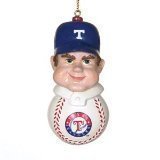 Texas Rangers MLB Team Tackler Player Ornament 45 Caucasian