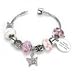 Personalised Charm Bracelet Sweet - Pink - 21cm