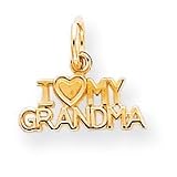 10k I Love My Grandma Charm