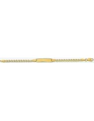 2mm 14k Mariner Baby ID Bracelet 6"