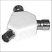 Electronics : Crystal Signal - Y Splitter Plastic Coaxial Adaptor