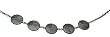 Discus Necklace in Mica