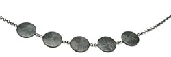 Discus Necklace in Mica