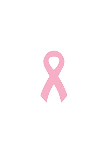 Pink Ribbon Stickers 50 Count