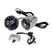 PYLE PLMCA30 Motorcycle Mount Amplified 200 Watt x 2 Stereo Sound System with Dual Handlebar Mount Speakers