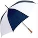 All-Weather&trade; Elite Series 60" Navy and White Auto Open Golf Umbrella