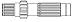 New Countershaft 6 spd/manual 183054M92 Fits MF FE35