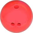 Bowling Ball - Cosom, 3 Lb., Pink Rubberized Plastic - Sports Games