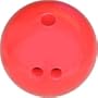 Bowling Ball - Cosom, 3 Lb., Pink Rubberized Plastic - Sports Games