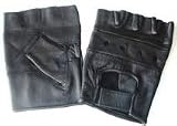 *** PROMOTION *** Gants Mitaines simili cuir - Homme ou Femme - Taille unique