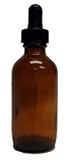 Empty Amber Glass Bottle with Dropper Cap 1 fl. oz.