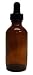 Empty Amber Glass Bottle with Dropper Cap 1 fl. oz.