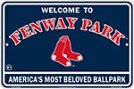 Fenway Park Boston Red Sox Wall Sign