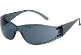 Eyewear Protection Safety Glasses - Black Frame Smoke Lens
