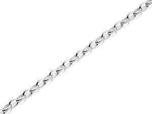 Silver Belcher Anklet