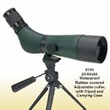 20-60x60 w/45 deg EP wtrprf fully multictd nylon case tripod