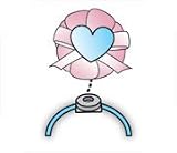 Disney Fairies Hair Fashion - Tinker Bell Blue Blooms charm & accessory
