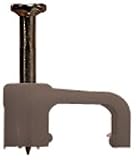 Grey 6242Y 1mm Twin and Earth Cable Clip. Box of 100