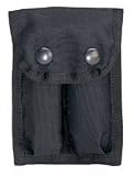 Black G.I. Type Enhanced Nylon Dual 9mm Clip Pouch