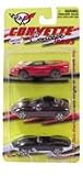 Corvette Assortment; 3-pack 1:64 Cars