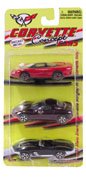 Corvette Assortment; 3-pack 1:64 Cars