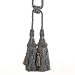 Light Blue and Khaki Bridgette Tassel