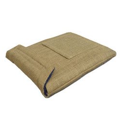 Apple Macbook Sleeve Burlap - Laptop Sleeve Cases, Macbook Sleeves, Mac Book Case, Apple Sac, Applesac, Apple Macbook Protector, Laptop Sleeves For Macs