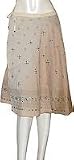 Lady Skirt Cotton Block Prints Patterns Size S (skt302)