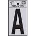 Reflective Vinyl Letters, A
