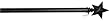 Estate Flag Pole with Black Country Star Tip