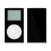 Solid Black Design iPod mini Protective Decal Skin Sticker