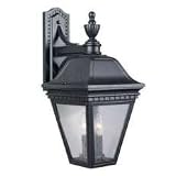 Kichler 9070GNT 3 Light Outdoor Wall Bracket Fixture Textured Granite
