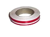 Zoom Produkt-Bild: Zierstreifen , 12mm rot, Rollenl&auml;nge 10 m rei&szlig;fest, flexibel, fest klebend