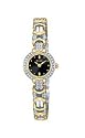 Pulsar Women's Crystal Accented Dress Two-Tone Stainless Steel Watch #PEGB70