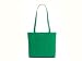 Leather Tote in Kelly Green and Violet by Baekgaard