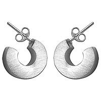 Earrings Studs for Women Silver Indian Jewelry 1.5 inches