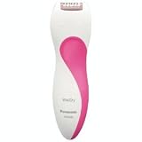 Wet/dry Epilator - with Two Head Attachments and Rubberized Non-slip Ergonomic G
