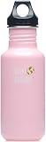 Klean Kanteen Stainless Steel Water Bottle with Poly Loop Cap (18-Ounce, Pink Renewal)
